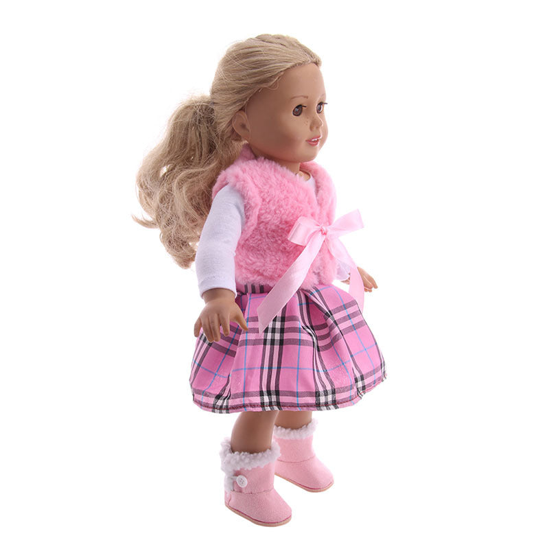 American Doll Clothes Three-piece Christmas Suit - KKscollecation