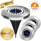8LED Waterproof Solar Powered Garden Lights - Krosscanada