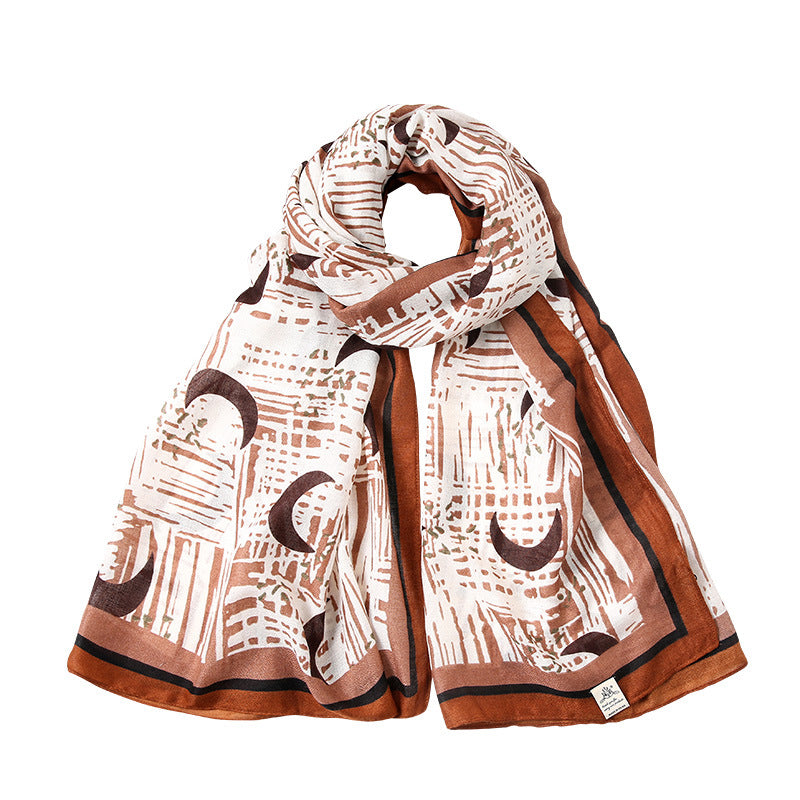 Ladies Decorative Accessories Printed Fashion Scarf - KKscollecation