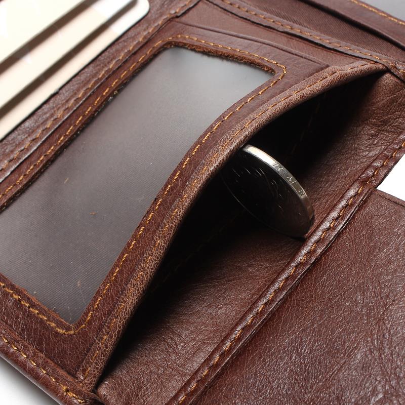 Men's ultra-thin leather wallet - KKscollecation