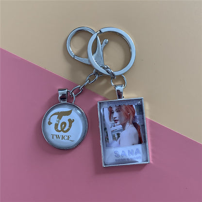 TWICE Same Metal Keychain Key Chain Pendant - KKscollecation