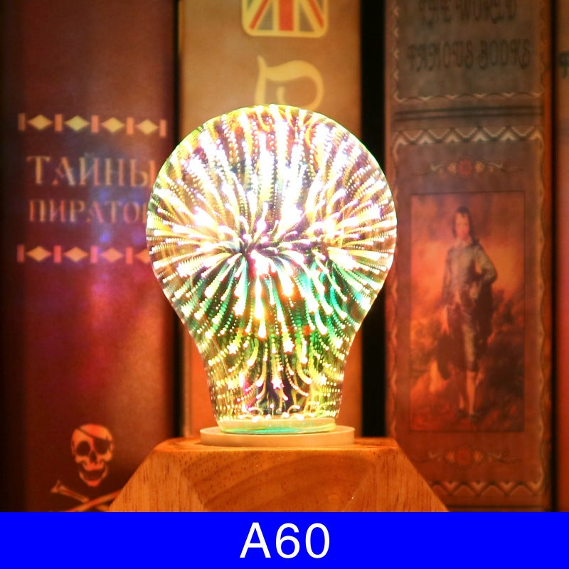 3D Fireworks Decorative Light Bulb Christmas Lights Christmas Home Decorations - KKscollecation