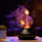 2022 New Volcanic Flame Aroma Diffuser Essential Oil Lamp 130ml USB Portable Air Humidifier With Color Night Light Mist Maker Fogger LED Light - KKscollecation