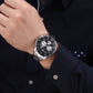 CURREN 8077 Men Quartz Watch Stainless Steel Strap Wristwatch Fashion Business Style relojes hombre - KKscollecation