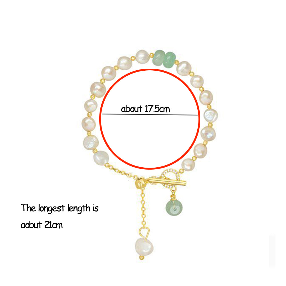 Women Irregular Freshwater Pearl Adjustable Bracelet - KKscollecation