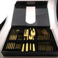 Stainless Steel Western Cutlery Set Golden Cutlery 24 Piece Set - KKscollecation