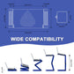 Adjustable Height Laptop Desk Laptop Stand for Bed Portable Lap Desk Foldable Table Workstation Notebook RiserErgonomic Computer Tray Reading Holder Bed Tray Standing Desk blue Amazon Banned - Krosscanada