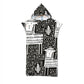 Adult Animal Print Hooded Bath Towel Cloak - Krosscanada