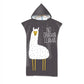 Adult Animal Print Hooded Bath Towel Cloak - Krosscanada