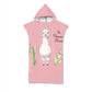 Adult Animal Print Hooded Bath Towel Cloak - Krosscanada