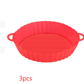 Air Fryer Tray Silicone Kitchen Supplies AirFryer Silicone Pot Grill Pan Accessories Disposable Paper Liner - Krosscanada