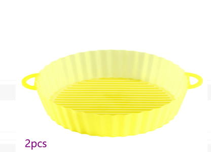 Air Fryer Tray Silicone Kitchen Supplies AirFryer Silicone Pot Grill Pan Accessories Disposable Paper Liner - Krosscanada