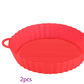 Air Fryer Tray Silicone Kitchen Supplies AirFryer Silicone Pot Grill Pan Accessories Disposable Paper Liner - Krosscanada