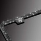 American Standard Diamond - studded Stainless Steel License Plate Frame - Krosscanada