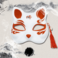 Anime hand painted fox mask - Krosscanada