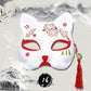 Anime hand painted fox mask - Krosscanada