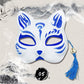 Anime hand painted fox mask - Krosscanada