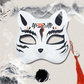 Anime hand painted fox mask - Krosscanada