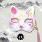 Anime hand painted fox mask - Krosscanada