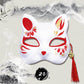 Anime hand painted fox mask - Krosscanada