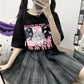 Anime print loose short sleeves - Krosscanada