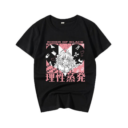 Anime print loose short sleeves - Krosscanada