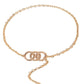 Atmospheric Metal Pendant Waist Chain Women Accessories - Krosscanada
