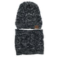 Autumn Winter Women's Hat Caps Knitted Warm ring Scarf Windproof Balaclava Multi Functional CC ponytail Hats Scarf Set For Women - Krosscanada