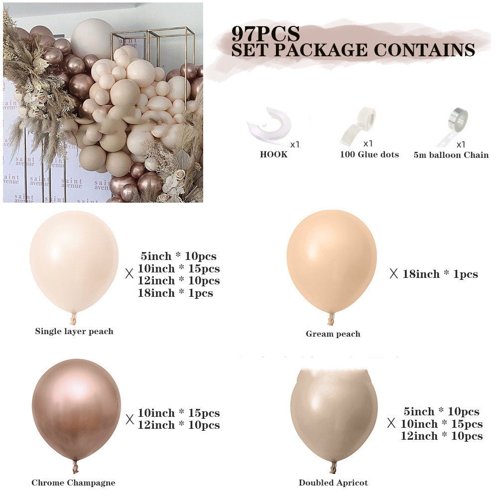Avocado Green Series Party Supplies Latex Balloon Set - Krosscanada