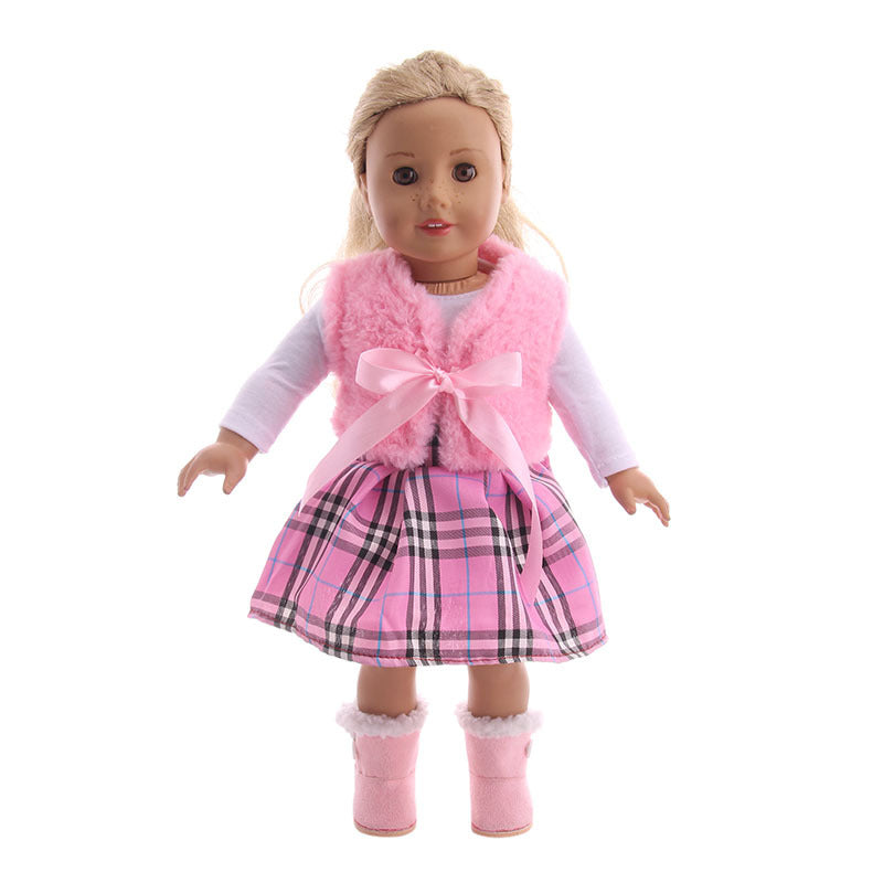 American Doll Clothes Three-piece Christmas Suit - KKscollecation