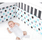 Baby Bed Thicken Bumper One - piece Crib Around Cushion - Krosscanada