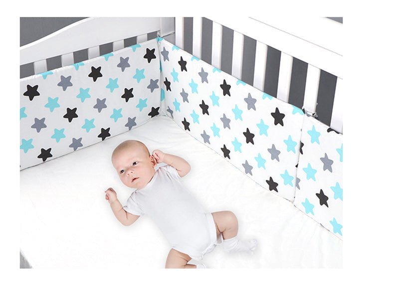 Baby Bed Thicken Bumper One - piece Crib Around Cushion - Krosscanada