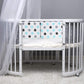 Baby Bed Thicken Bumper One - piece Crib Around Cushion - Krosscanada