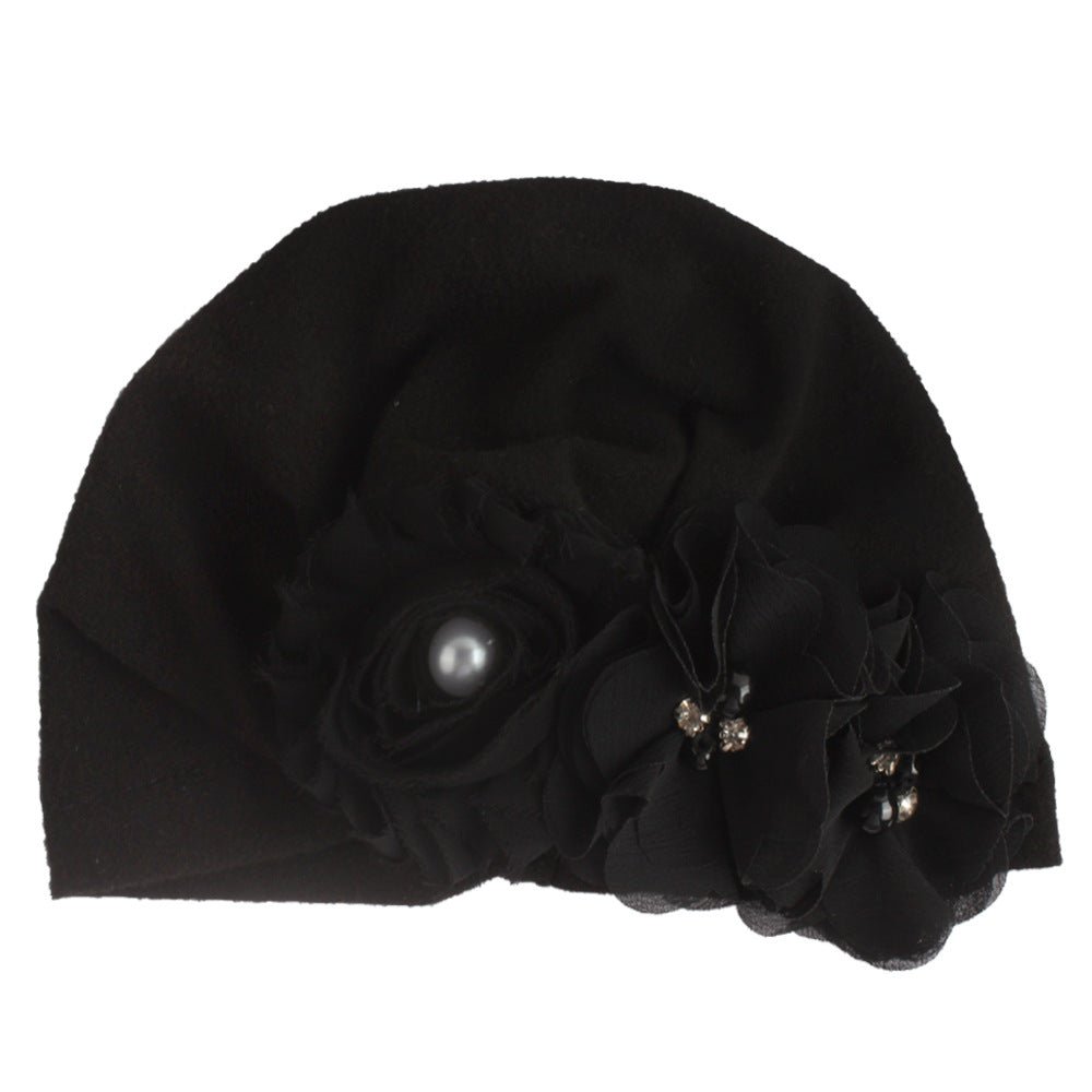 Baby Cotton Sun Flower Plus Four Flower Head Cap - Krosscanada