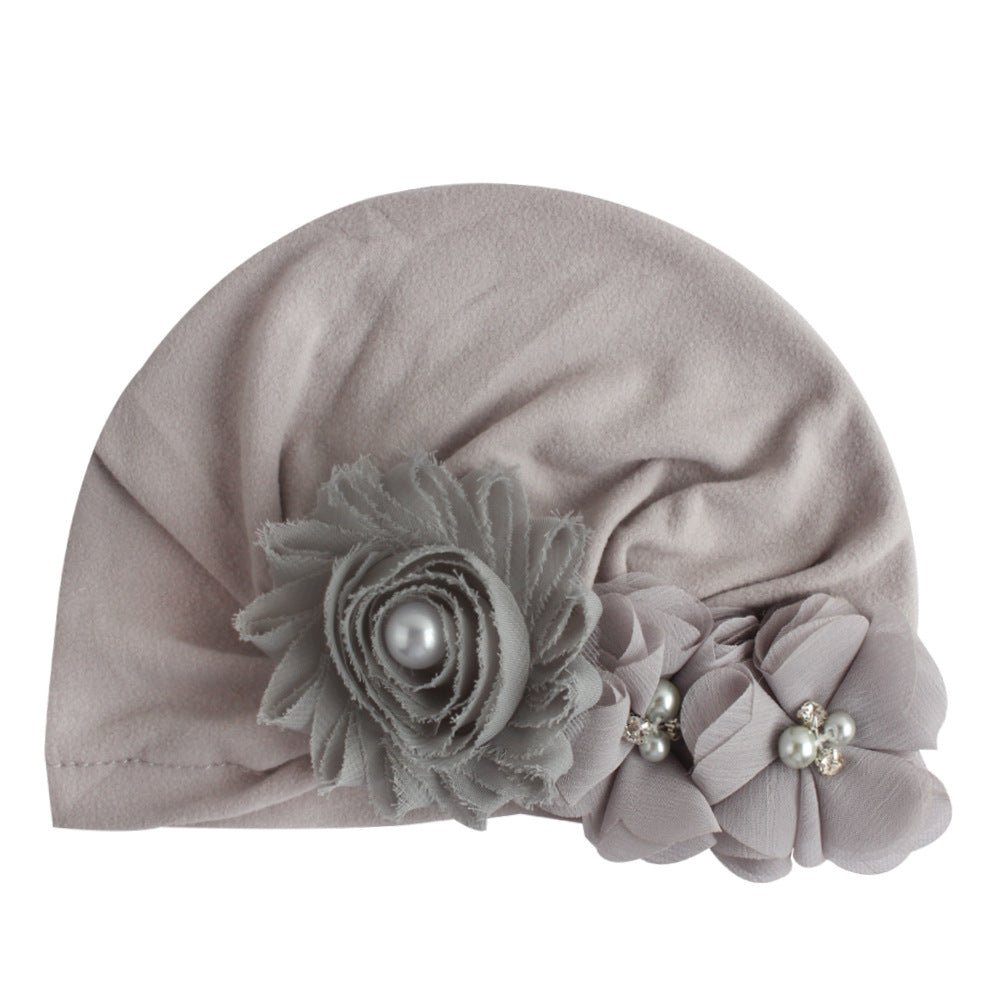 Baby Cotton Sun Flower Plus Four Flower Head Cap - Krosscanada