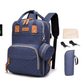Baby Diaper Backback Large Capacity Mummy Nappy Bag Multifunctional Daypack with Pacifier Holder Changing Pad Stroller S - Krosscanada