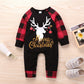 Baby New Year Santa's Elk Romper - Krosscanada