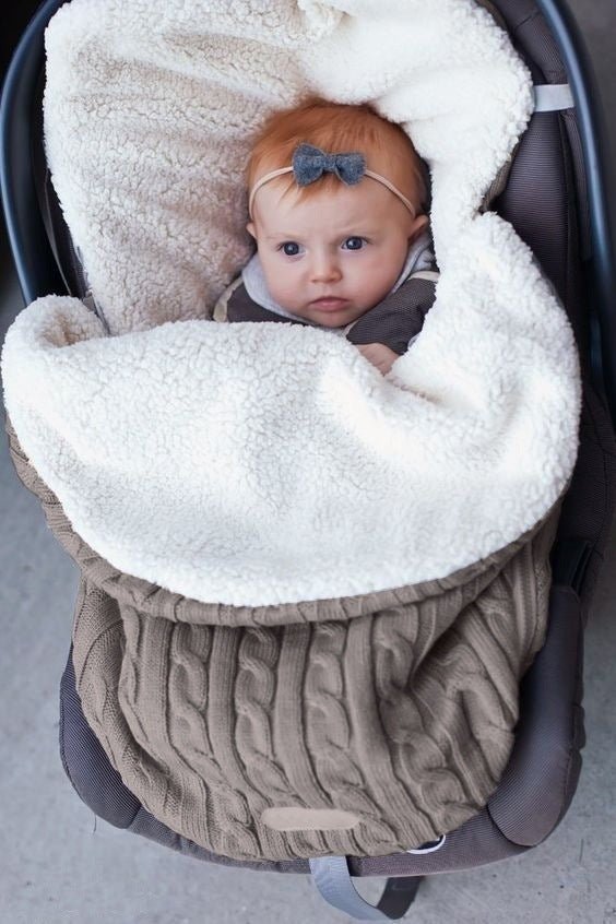 Baby Stroller Sleeping Bag Winter Body Keep Warm - Krosscanada
