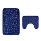 Bathroom Anti - slip Mat European And American Pebble Stone Carpet Toilet Floor Mat Set Bathroom - Krosscanada