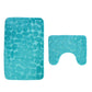 Bathroom Anti - slip Mat European And American Pebble Stone Carpet Toilet Floor Mat Set Bathroom - Krosscanada