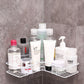 Bathroom Shelf Corner Frame Shower Wrought Iron Kitchen Accessories Storage Rack Holder Bathroom Shelves Bathroom Equipment - Krosscanada