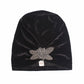 Beaded Flower Accessories Turban Hat Velvet Pleated Hood - Krosscanada