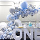 Blue Balloon Chain Set Graduation Party Birthday Scene Balloon Set Decoration Balloon Supplies - Krosscanada