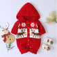 Boys and Girls Knitted Hooded Baby Romper - Krosscanada