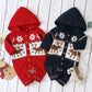 Boys and Girls Knitted Hooded Baby Romper - Krosscanada