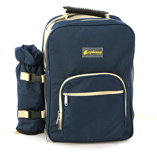 Branch road outdoor 4 person meal pack four person picnic bag camping bag burning utensils tableware - Krosscanada
