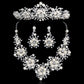Bridal jewelry, Korean pearl red jewelry three sets, Europe and the United States Wedding Necklace, wedding accessories wholesale - Krosscanada