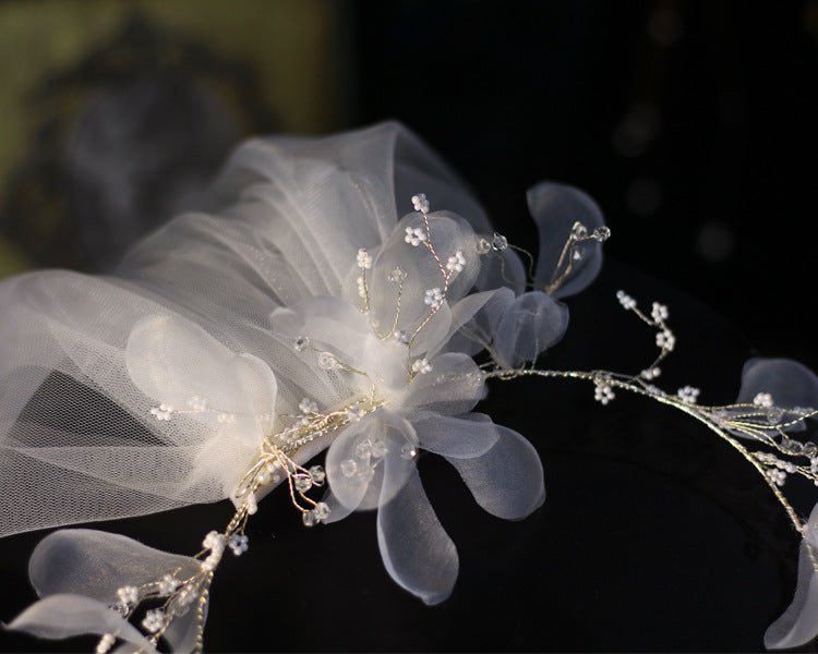 Bridal wreath veil wedding dress accessories - Krosscanada