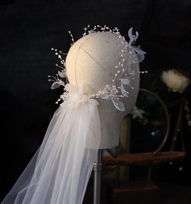 Bridal wreath veil wedding dress accessories - Krosscanada