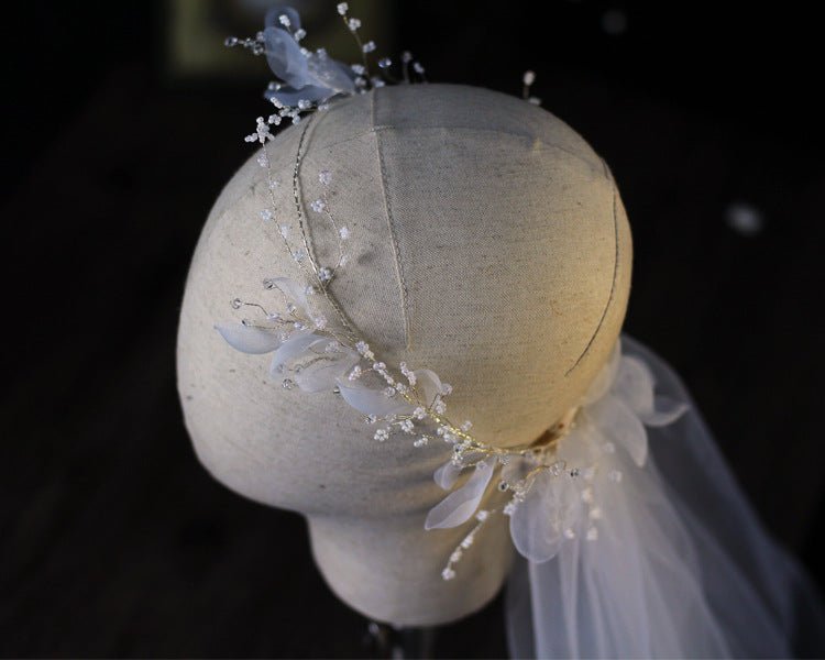 Bridal wreath veil wedding dress accessories - Krosscanada